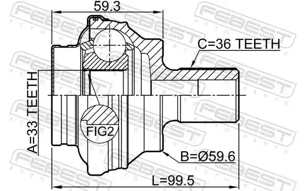 FEBEST 2310-CCR