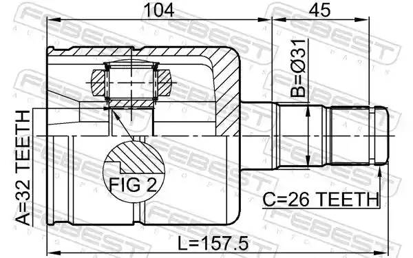 FEBEST 2311-030
