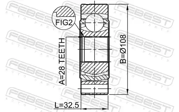 FEBEST 2311-B6