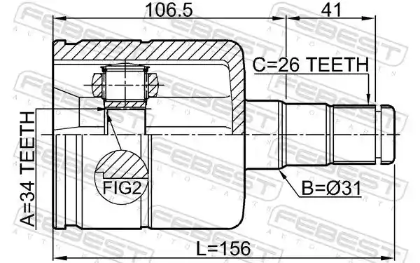FEBEST 2311-TATLH