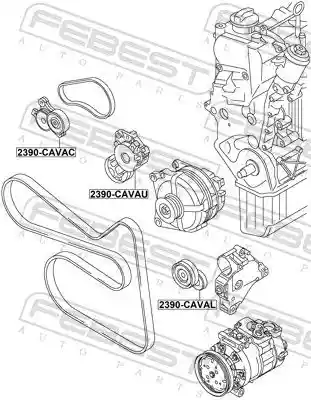 FEBEST 2390-CAVAL