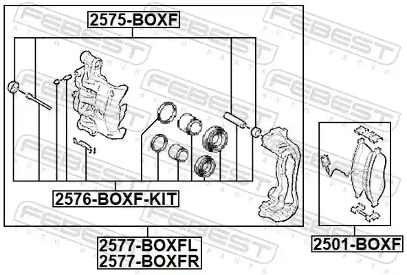 FEBEST 2576-BOXF-KIT
