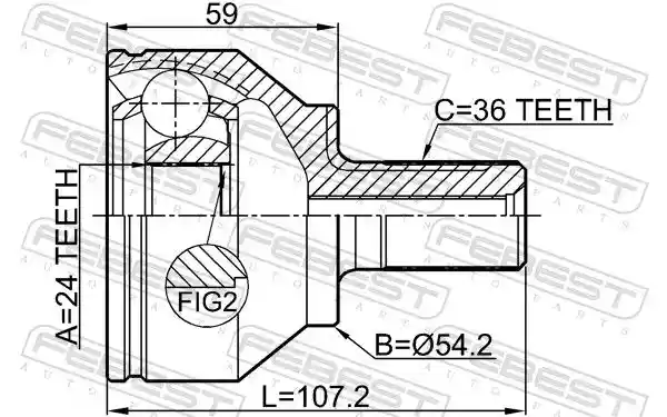 FEBEST 2710-C70