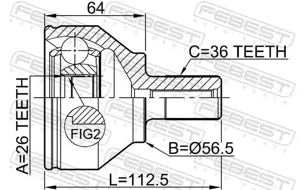 FEBEST 2710-S40II