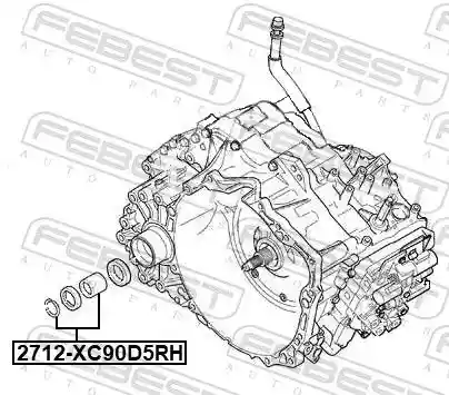 FEBEST 2712-XC90D5RH