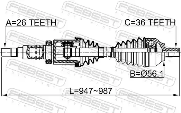 FEBEST 2714-S40RH