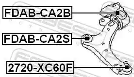 FEBEST 2720-XC60F