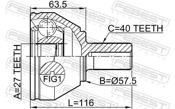 FEBEST 2910-FLIIF
