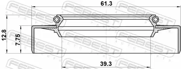 FEBEST 95GDW-41610813L