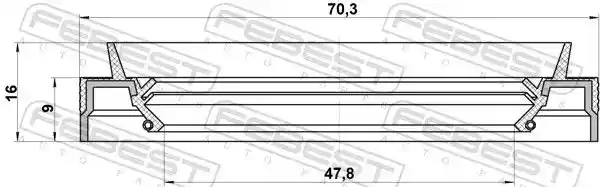 FEBEST 95JEZ-50700916L
