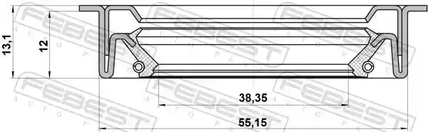 FEBEST 95LDS-40551213C