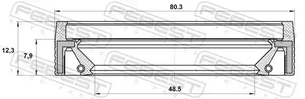 FEBEST 95MAY-50800812L