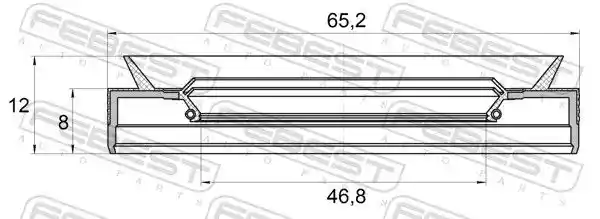 FEBEST 95PEY-48650812C