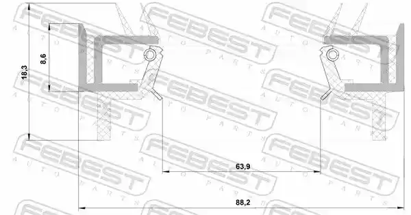 FEBEST 95SCY-65880918X
