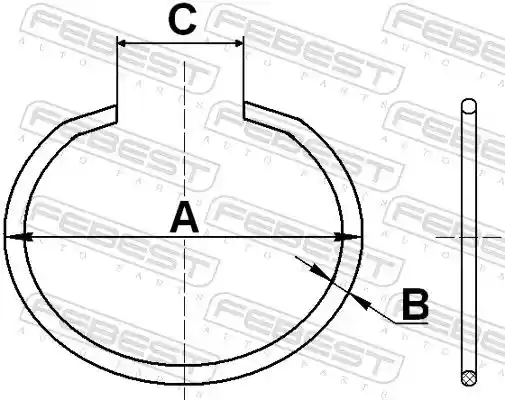 FEBEST CC-5-28X2