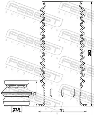 FEBEST CHSHB-J300F-KIT