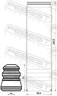 FEBEST CHSHB-J300R-KIT
