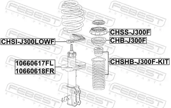 FEBEST CHSI-J300LOWF