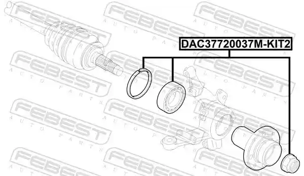FEBEST DAC37720037M-KIT2