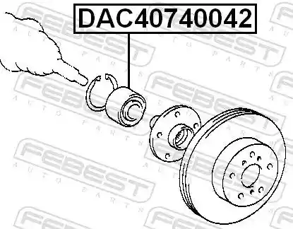 FEBEST DAC40740042