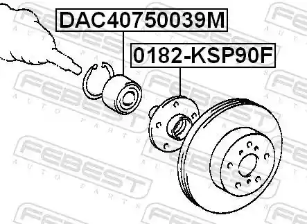FEBEST DAC40750039M