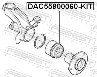 FEBEST DAC55900060-KIT