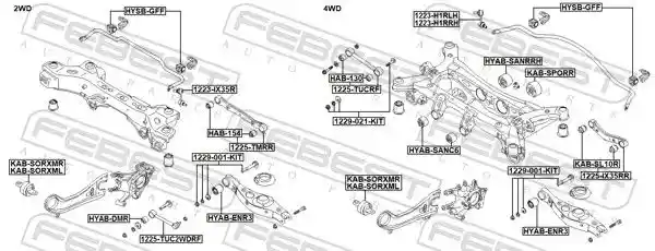 FEBEST HYAB-DMR