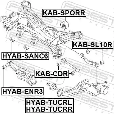 FEBEST KAB-SPORR