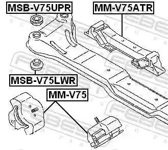 FEBEST MSB-V75LWR