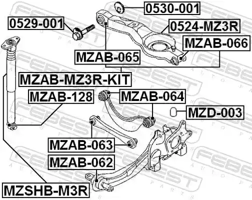 FEBEST MZAB-128