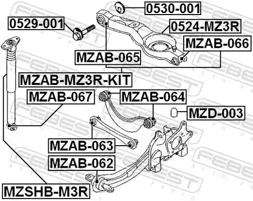 FEBEST MZAB-MZ3R-KIT