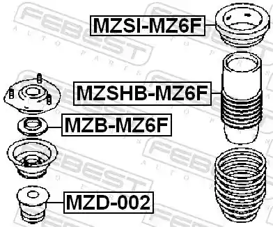 FEBEST MZSHB-MZ6F