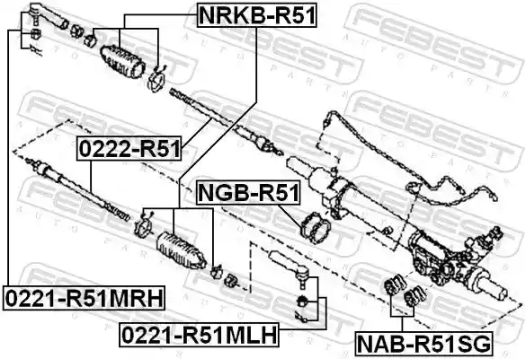 FEBEST NRKB-R51