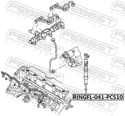 FEBEST RINGFL-041-PCS10