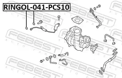 FEBEST RINGOL-041-PCS10