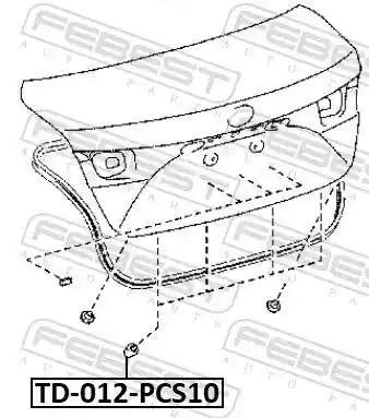 FEBEST TD-012-PCS10