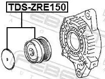 FEBEST TDS-ZRE150