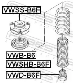 FEBEST VWSHB-B6F