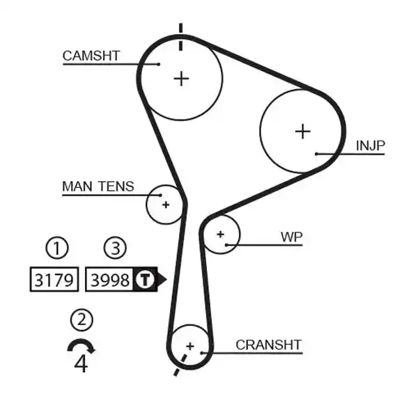 GATES K015610XS