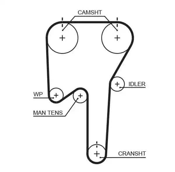 GATES K025553XS