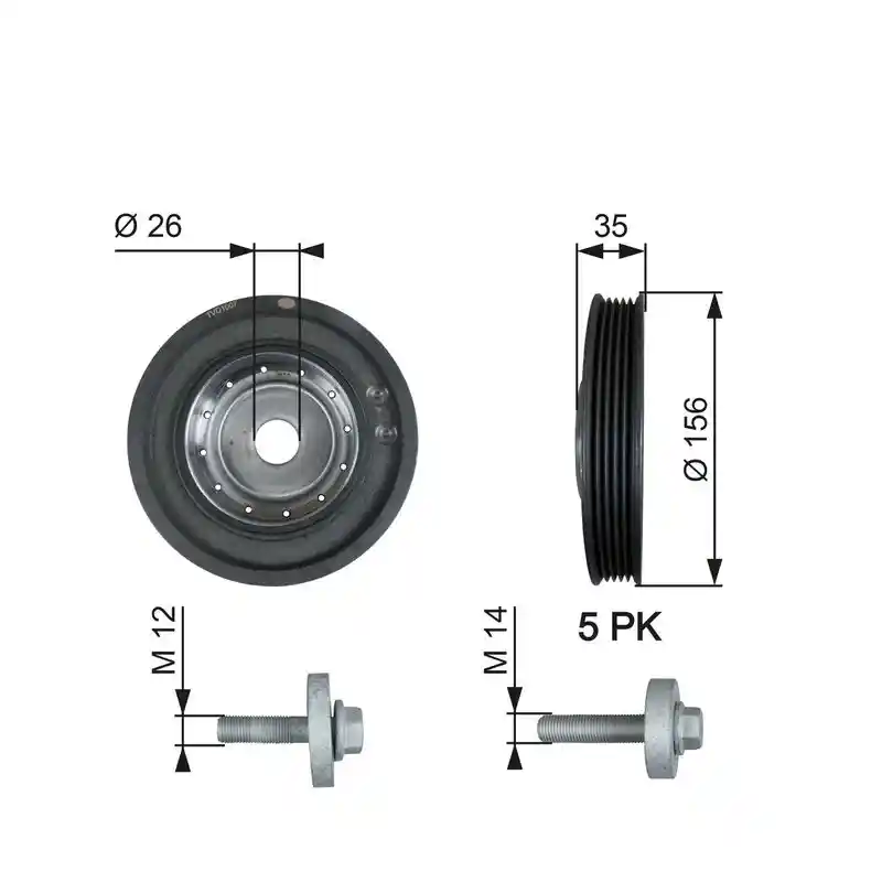 GATES TVD1007A