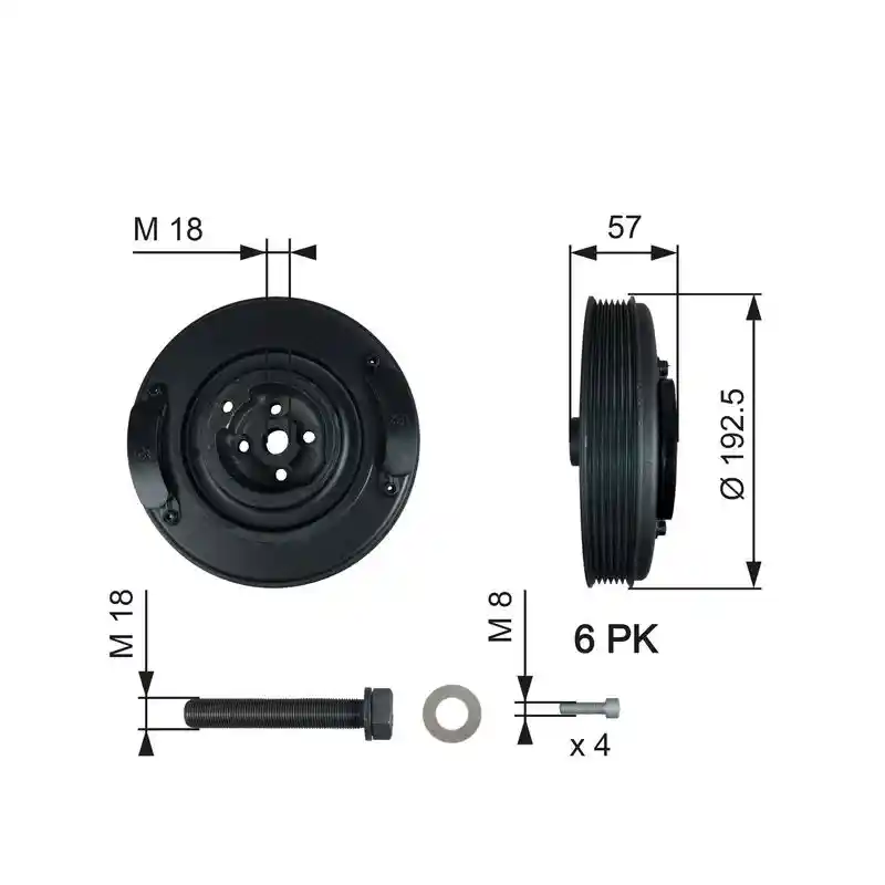 GATES TVD1033A