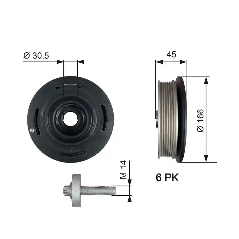 GATES TVD1041A