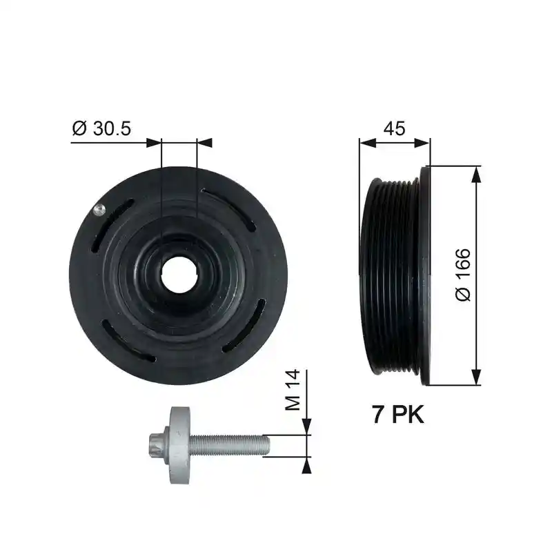 GATES TVD1054A