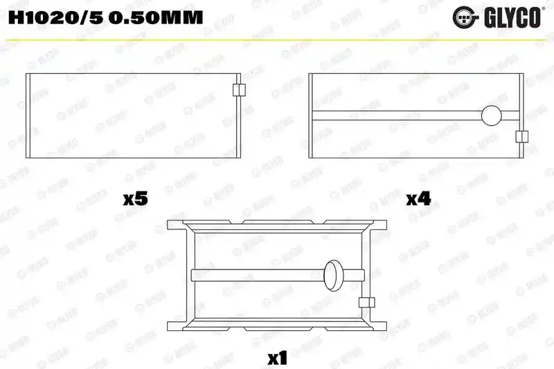 GLYCO H1020/5 0.50mm