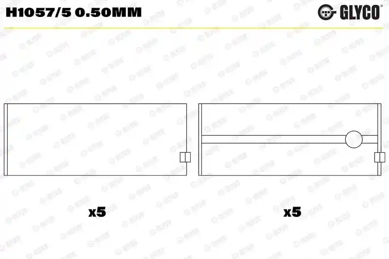 GLYCO H1057/5 0.50mm