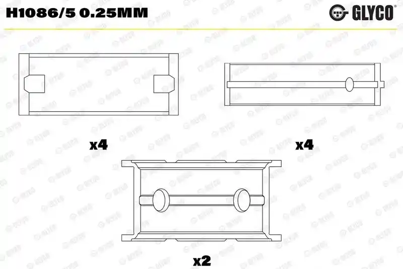 GLYCO H1086/5 0.25mm