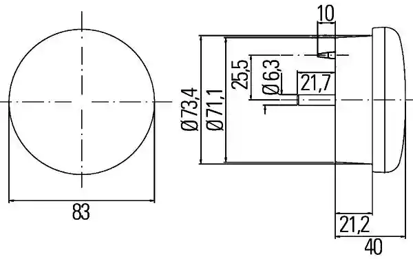 HELLA 2SB 302 252-057