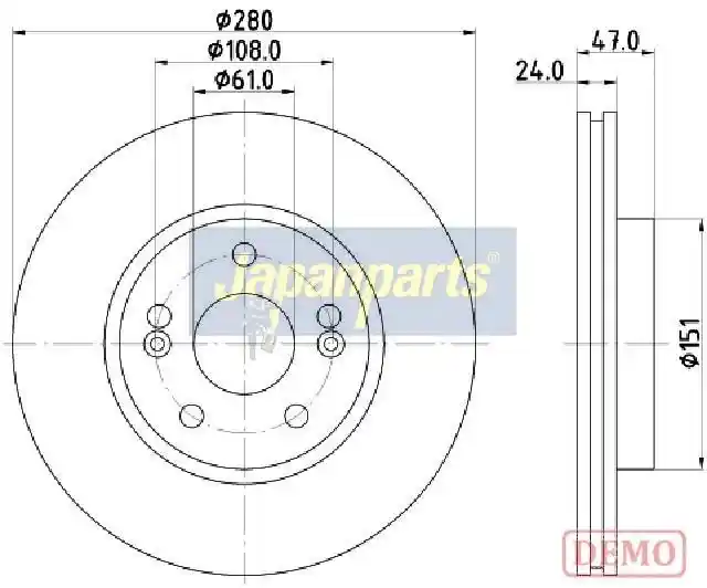 JAPANPARTS DI-0711C
