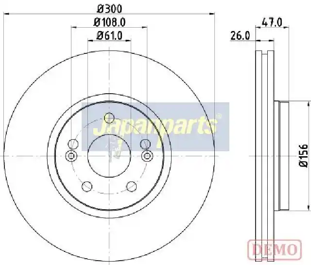 JAPANPARTS DI-0712C